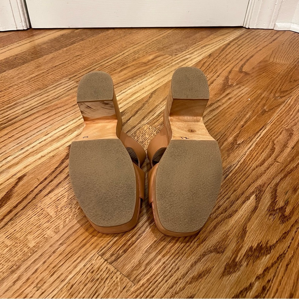 Charlotte Stone Nina Clogs Brown Tan Leather Women’s 7 - Picture 10 of 10